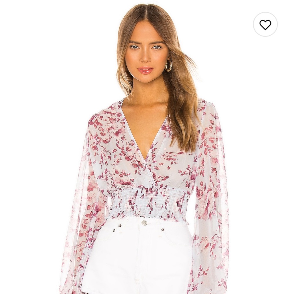 Bardot sheer crop top